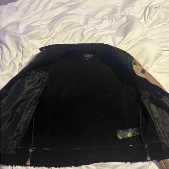 Vintage guess biker style bomber jacket - Picture 2 of 6